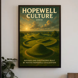 Hopewell Culture Ohio Poster
