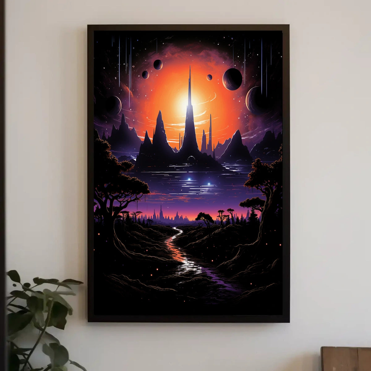 Cosmic Landscape Poster