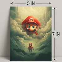 Mario In The Clouds Poster