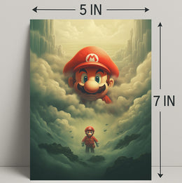 Mario In The Clouds Poster