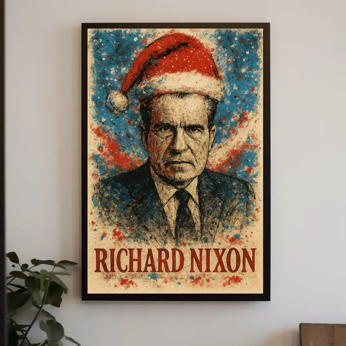 Richard Nixon 37th President of the United States Christmas SeriesPoster