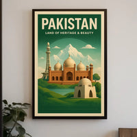 Pakistan Land of Heritage Beauty Poster