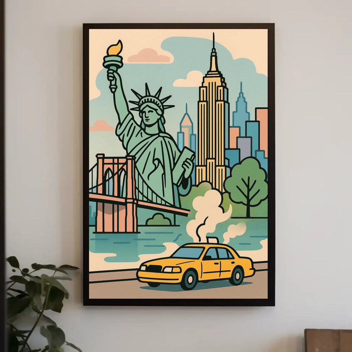New York City Icons Poster