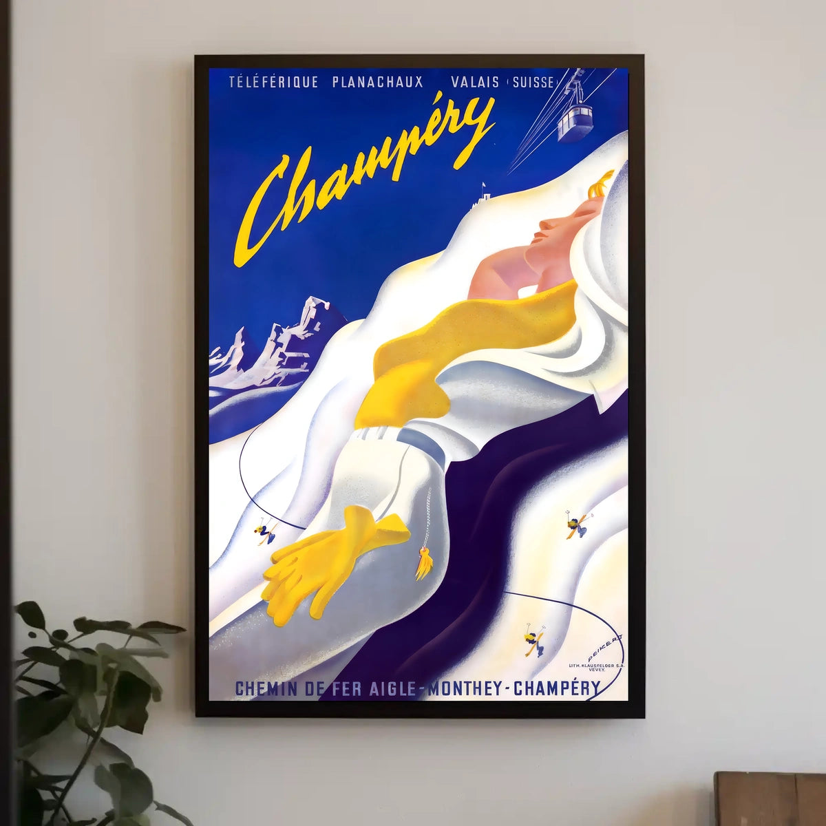 Champéry Ski Resort Poster