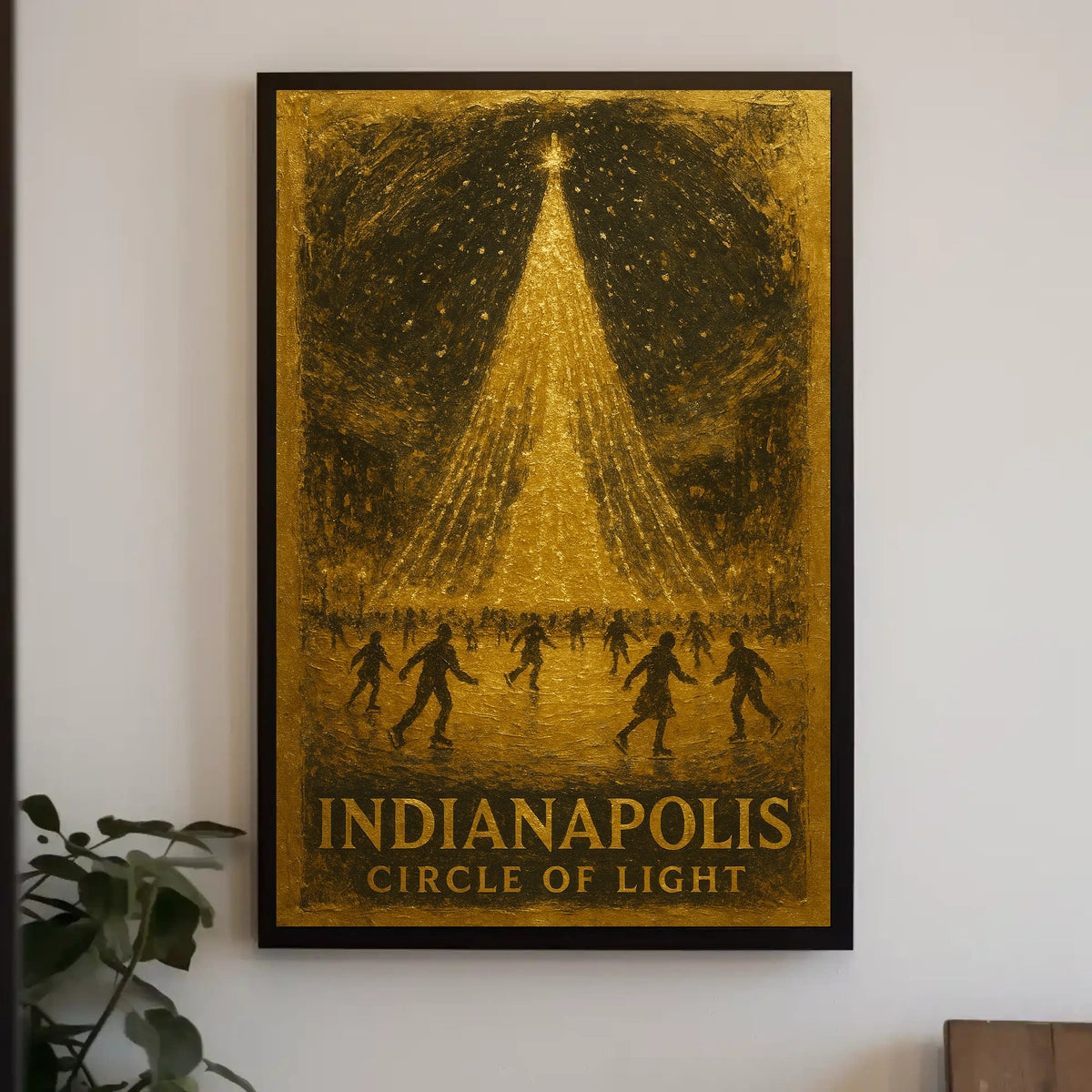 Indianapolis Circle Of Light Poster