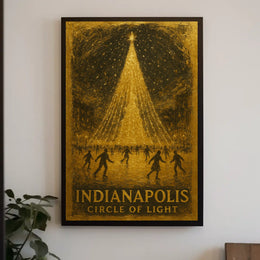 Indianapolis Circle Of Light Poster