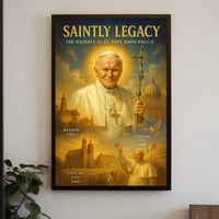 Saintly Legacy The Journey of St. Pope John Paul II Poster