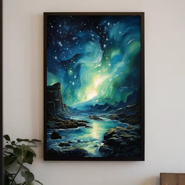 Celestial Landscape Poster