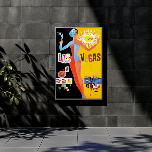 Las Vegas TWA Travel Poster
