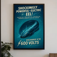 Shockingly Powerful Electric Eel Poster