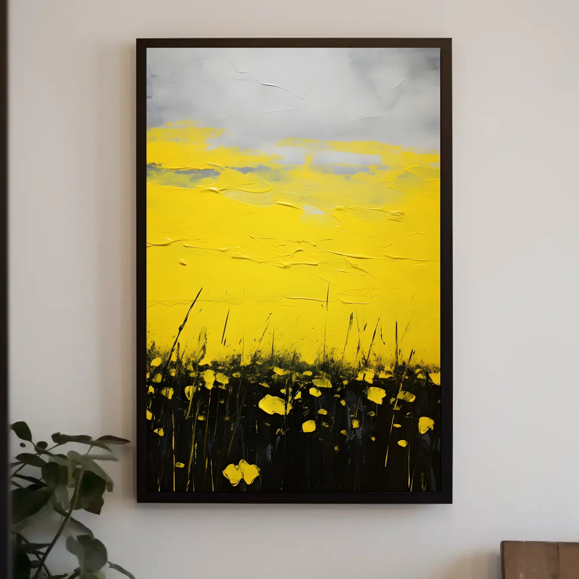 Vibrant Fields Landscape Poster Wall Art Print