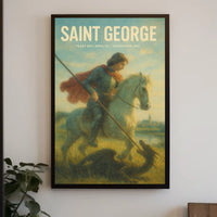 Saint George The Dragon Slayer Poster