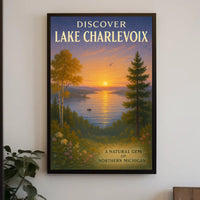 Discover Lake Charlevoix Serene Travel Poster