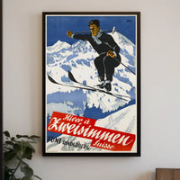 Winter In Zweisimmen Poster