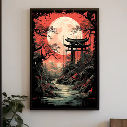 Moonlit Tranquility Poster PosterGoat