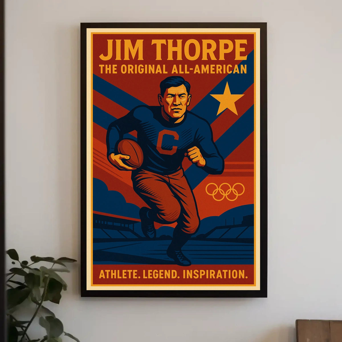 Jim Thorpe Celebrating an All-American Legend Poster