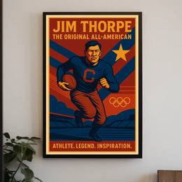 Jim Thorpe Celebrating an All-American Legend Poster