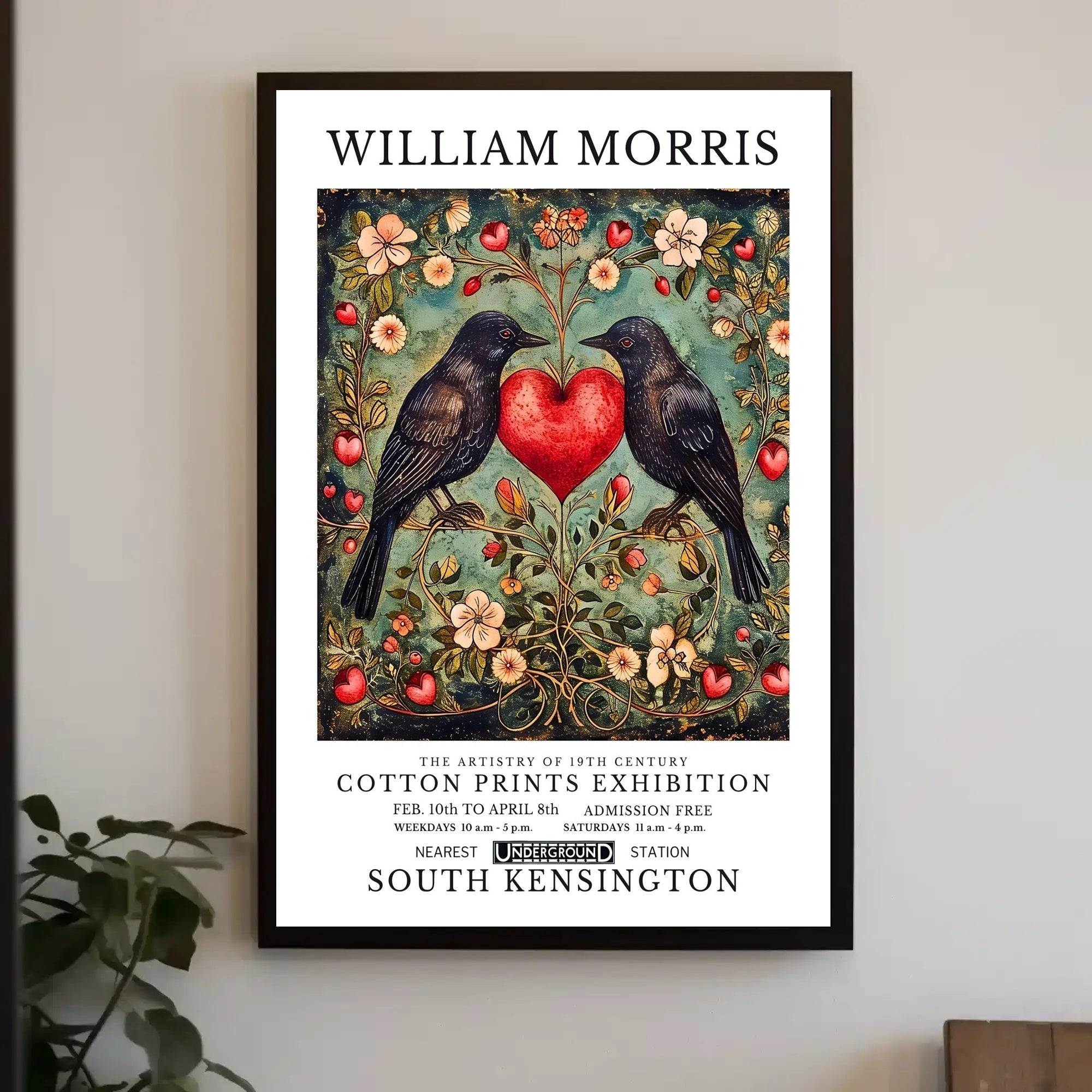 The Artistry of 19th Century Cotton Prints Exhibition Poster