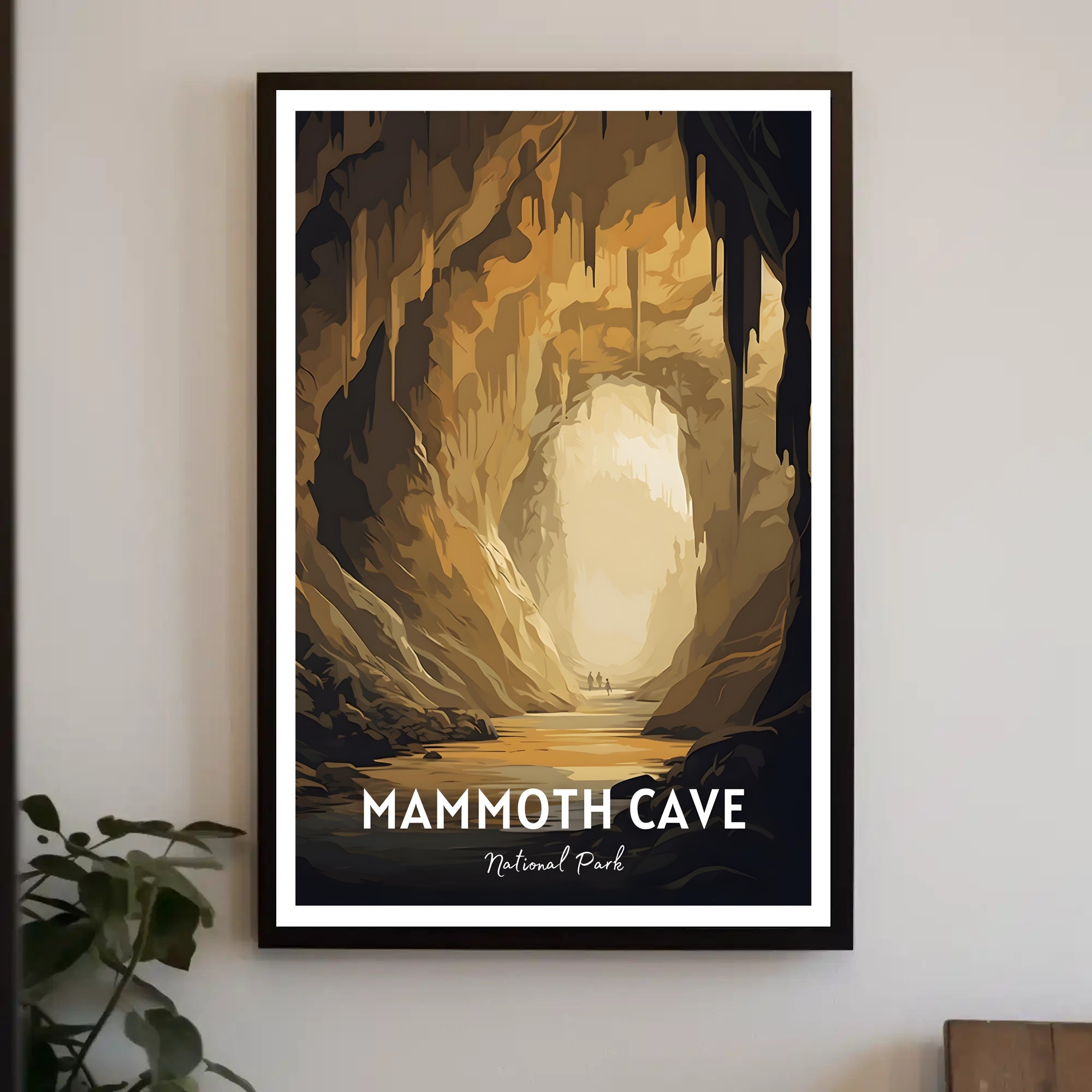Mammoth Cave National Park Vintage Poster