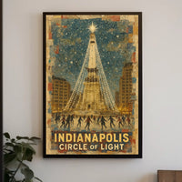 Indianapolis Circle Of Light Poster