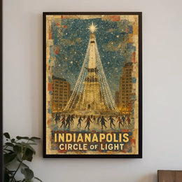 Indianapolis Circle Of Light Poster