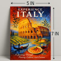 Experience Italy Poster PosterGoat