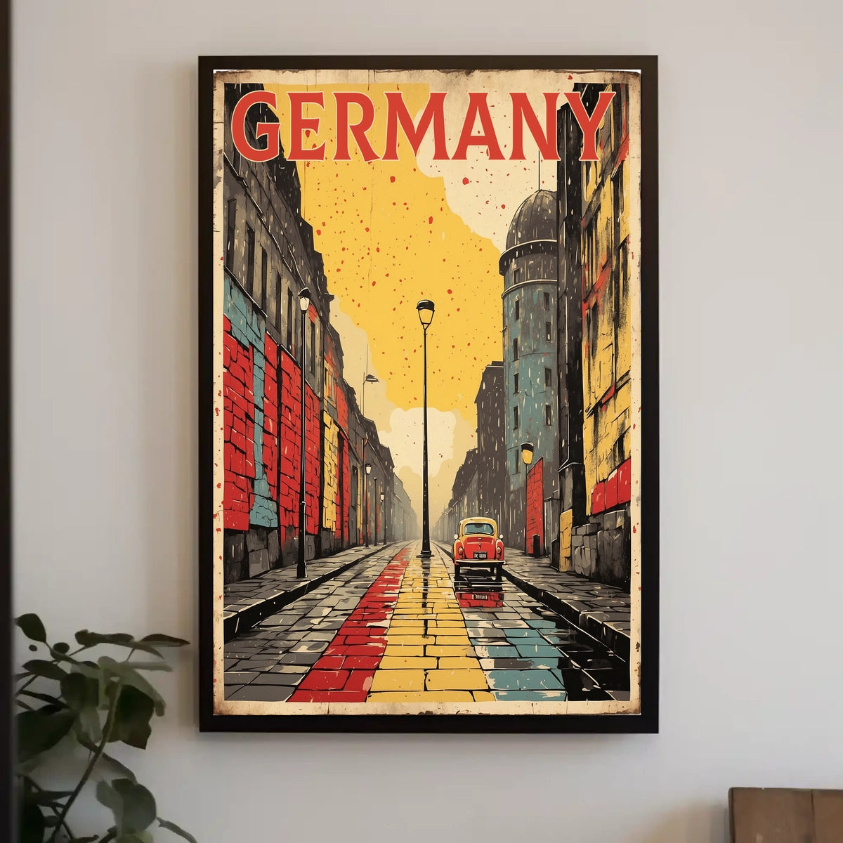 Germany Urban Street Art Poster