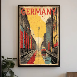 Germany Urban Street Art Poster