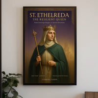 St. Etheldreda The Resilient Queen Poster