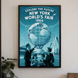 Explore the Future - New York World's Fair 1964 Poster PosterGoat