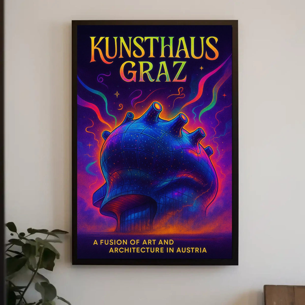 Kunsthaus Graz A Fusion of Art and Architecture Poster