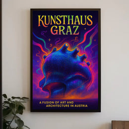 Kunsthaus Graz A Fusion of Art and Architecture Poster