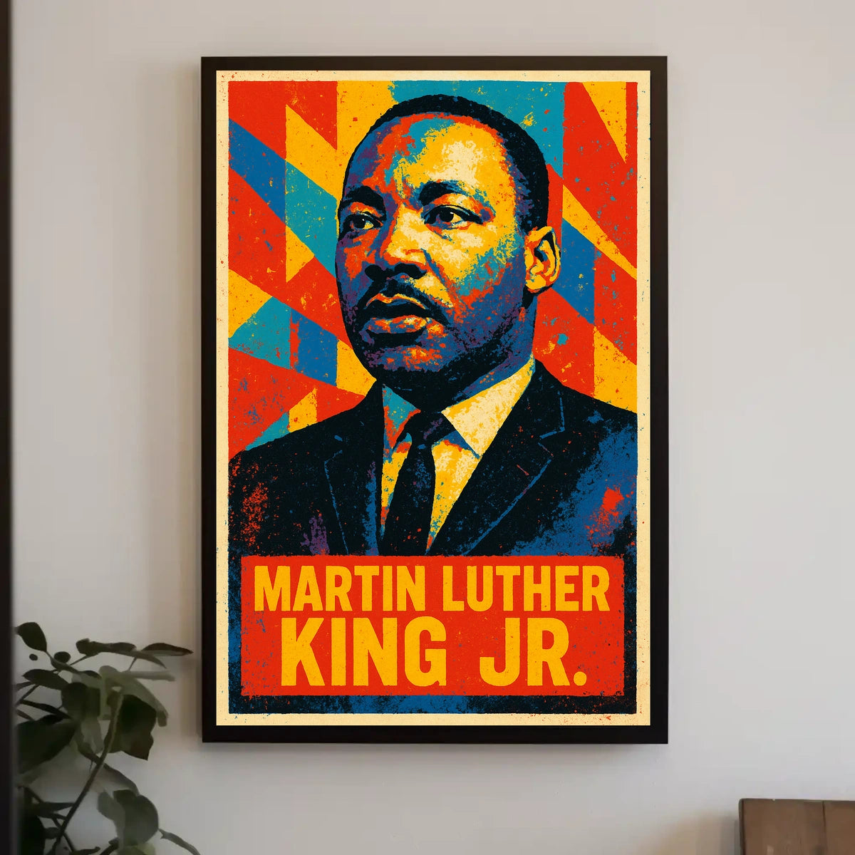 Martin Luther King Jr. Iconic Leader Poster