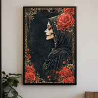 Day of the Dead Gothic Print Cultural or Heritage Poster