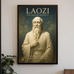 Laozi The Sage Of Serenity Poster