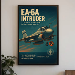 EA-6A Intruder A Legacy of Innovation Poster