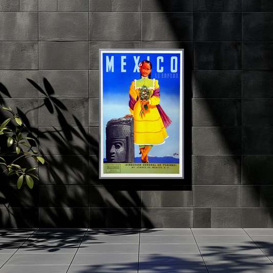 Mexico Travel Tourism Poster