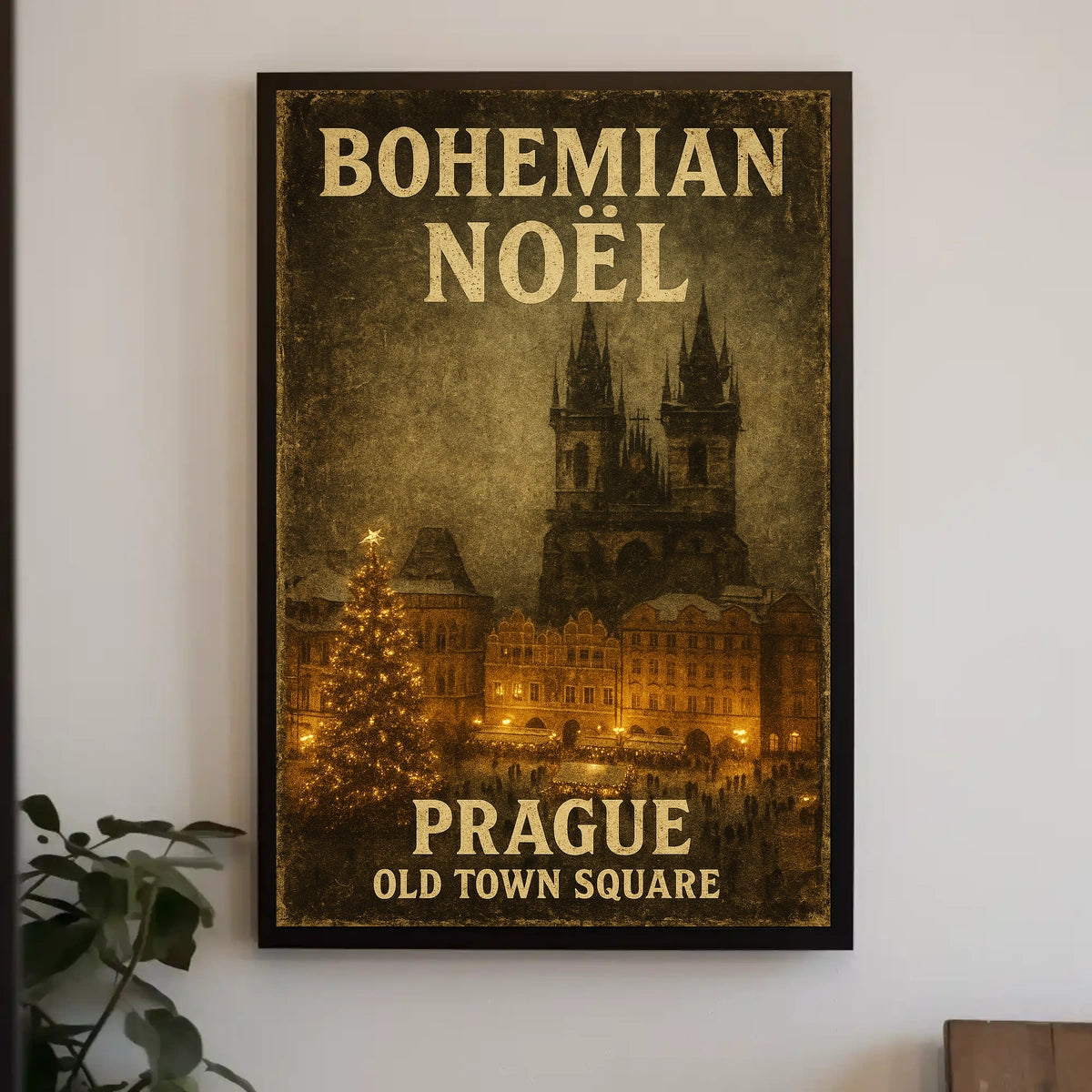 Bohemian Noël In Prague Poster