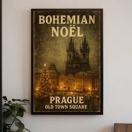 Bohemian Noël In Prague Poster