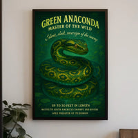 Green Anaconda Master of the Wild Poster
