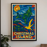 Christmas Island Mosaic Poster