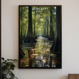 Congaree Tranquil Waters Travel Poster Print