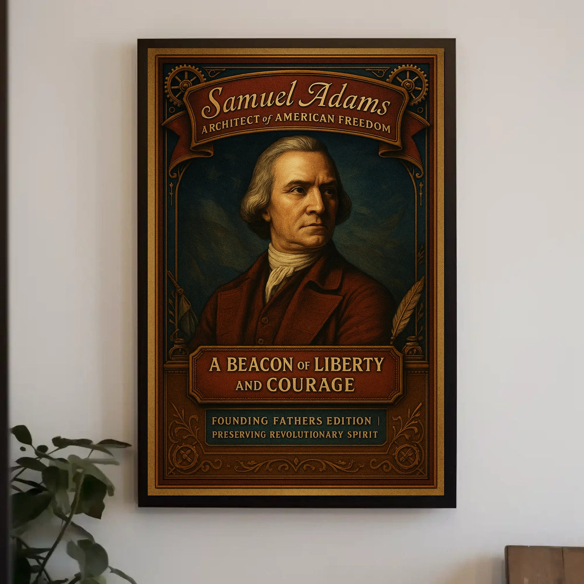 Samuel Adams Architect of American Freedom Poster