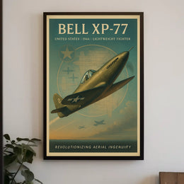 Bell XP-77 Lightweight Fighter Poster