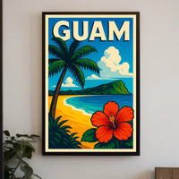 Tropical Escape to Guam Poster