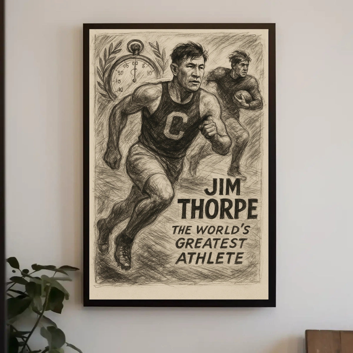 Jim Thorpe Legendary Athlete Jim Thorpe Poster