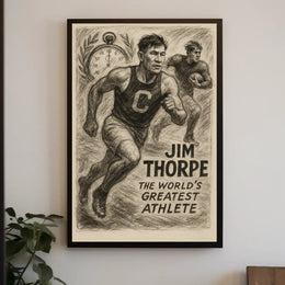Jim Thorpe Legendary Athlete Jim Thorpe Poster