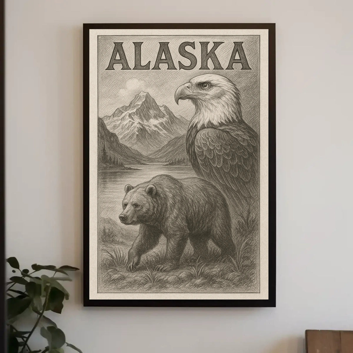 Alaska Wildlife Poster