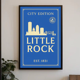 Little Rock City Edition Poster PosterGoat