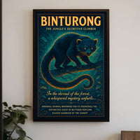 Binturong The Jungles Secretive Climber Poster